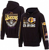 Los Angeles Lakers Black 17 Time NBA Finals Champions Pullover Hoodie,baseball caps,new era cap wholesale,wholesale hats